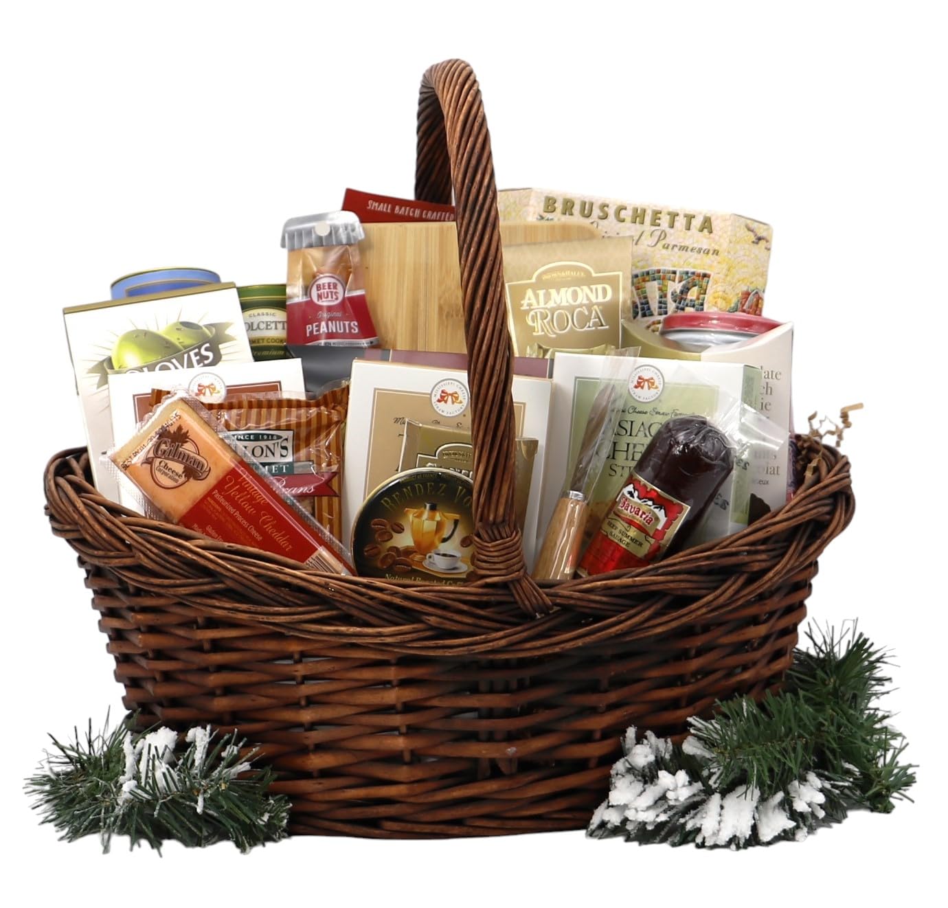 Gift Basket Village Premium Christmas Gift Basket Set - Perfect Holiday Gifts for Family, Friends & Coworkers - Ideal for Christmas Parties, Office Gifts & Festive Celebrations