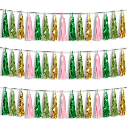 Green Light Green Gold Pink