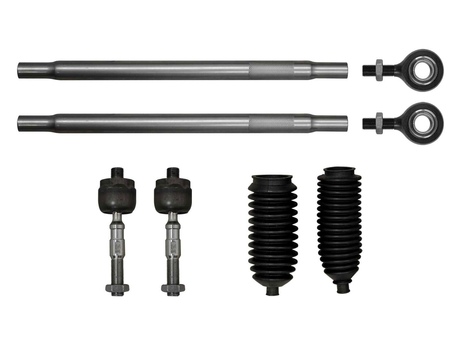 SuperATV Heavy Duty Tie Rod Kit for Polaris RZR XP 1000/4 1000 (2014-2018) | Stock Length Replacement 14-1/16