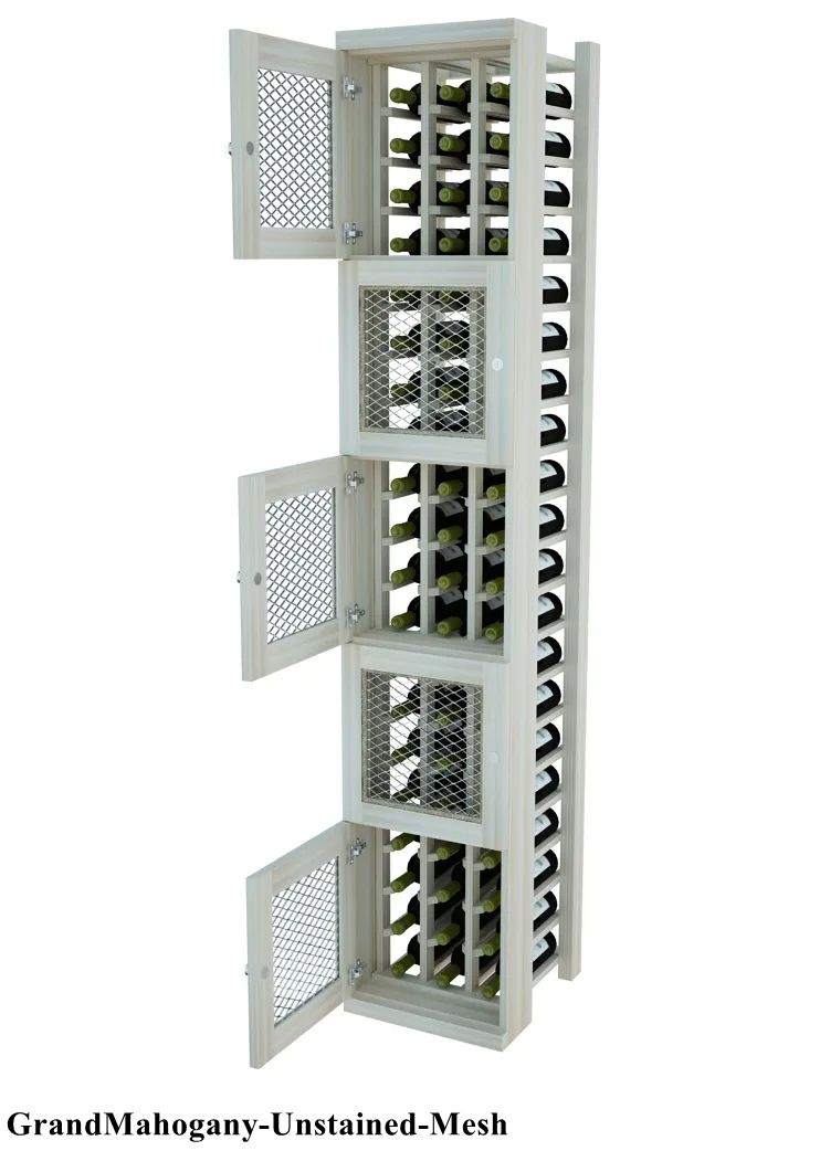 Vinostor Wine Lockers - 5 Locking Storage Bins for Wine Bottles, 83 5/8