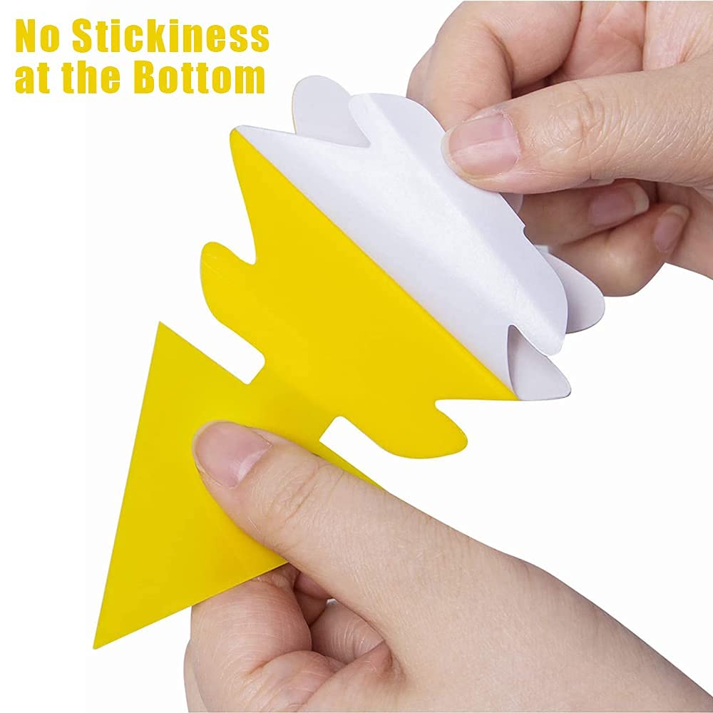 36 Pack Yellow Sticky Traps for House Plants - Fungus Gnat Killer, Whitefly & Mosquito Control - Indoor/Outdoor Plant Protection Against Thrips, Leafminers & Flying Insects (Great for Greenhouses, Gardens & Potted Plants)