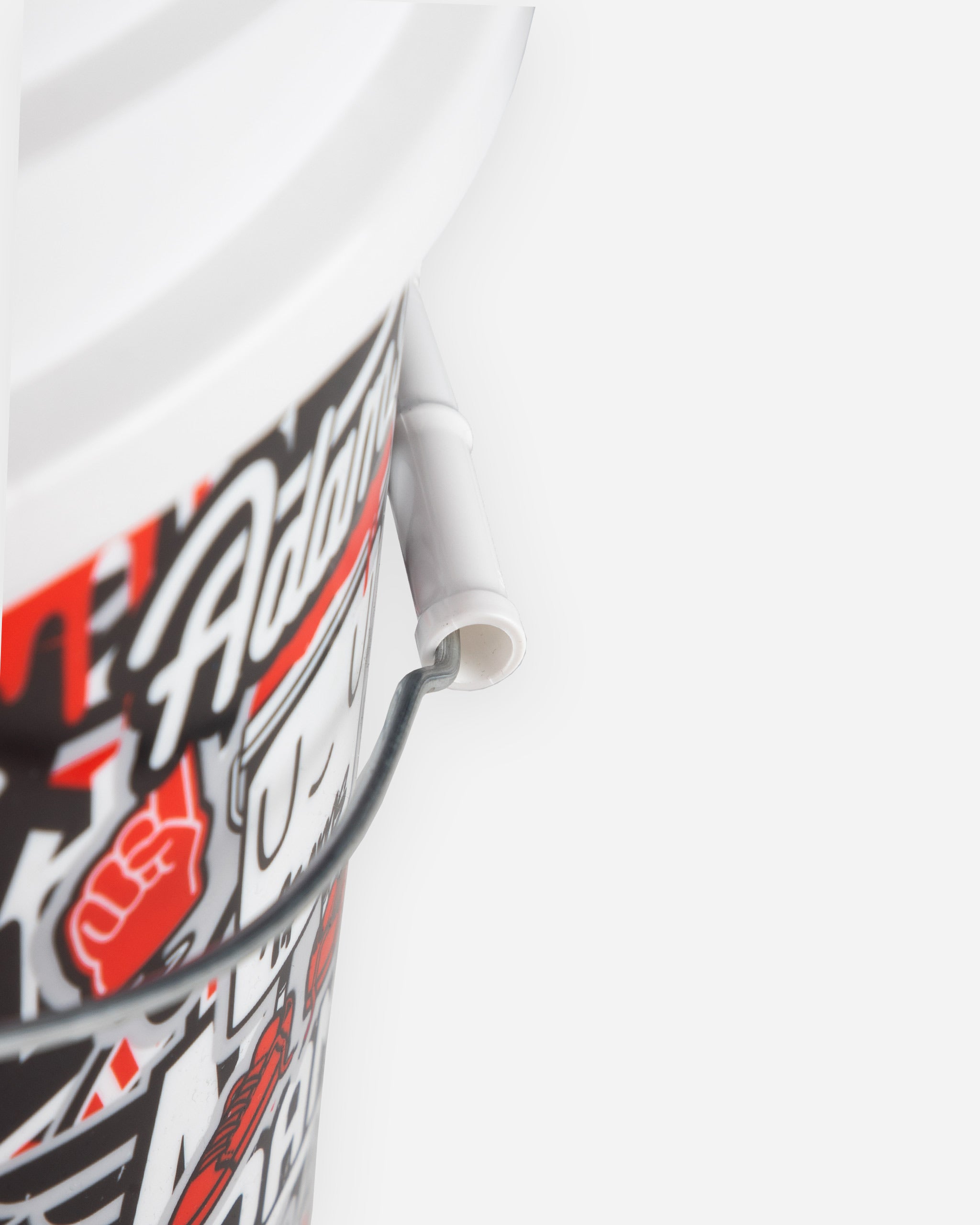 Adam's Sticker Bomb 5 Gallon Bucket - Durable Plastic Pail for DIY, Storage & Home Organization - Perfect for Paint, Cleaning Supplies & Gardening Use