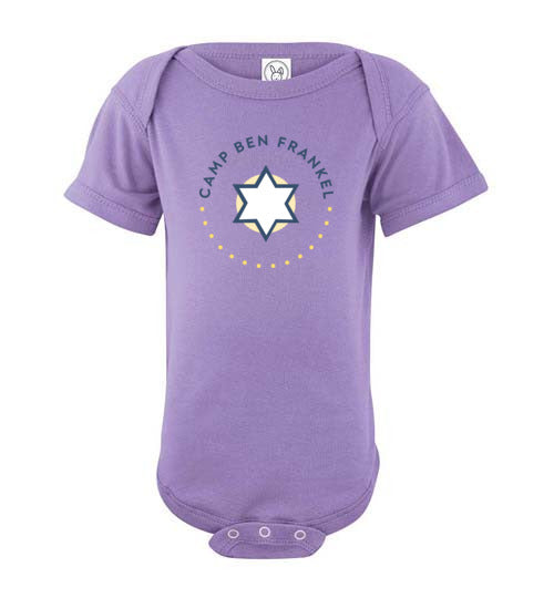 Ben Frankel Baby Short Sleeve Bodysuit - Soft Cotton Onesies for Newborns & Infants - Perfect for Playtime, Daycare & Family Outings