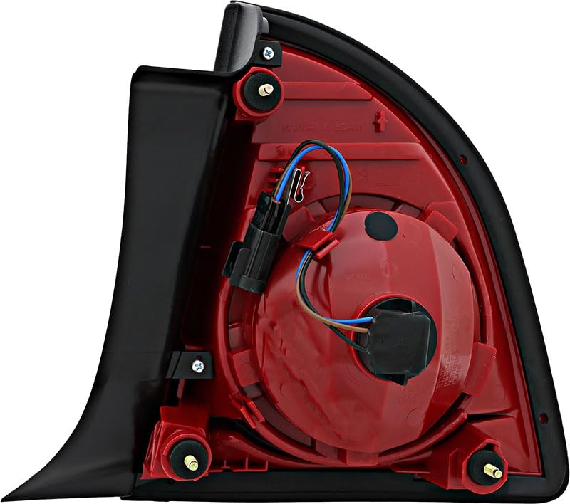 Chevrolet Chevy Malibu Tail Lights Lamps Set - Compatible with 2008 2009 2010 2011 2012 Models - Driver & Passenger Side Replacement - Perfect for Night Driving & Car Restoration Projects