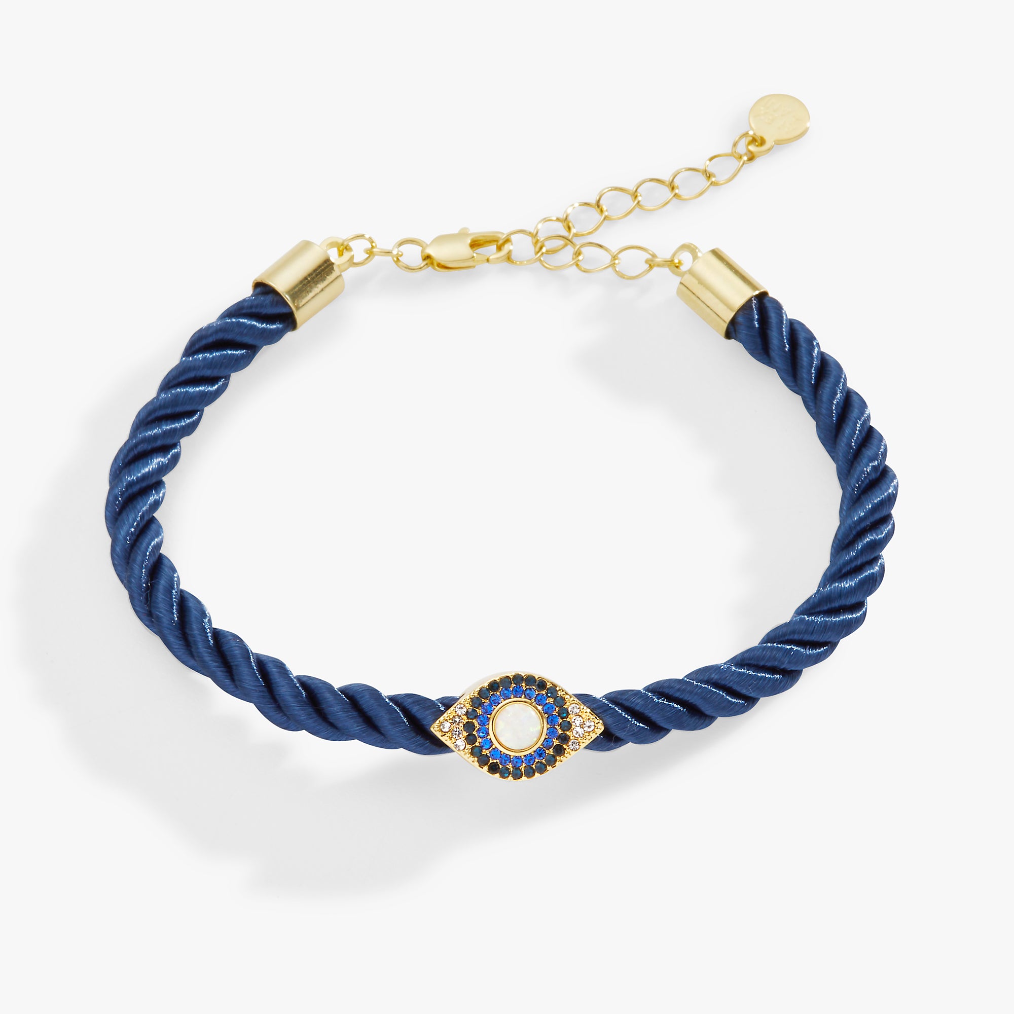 Evil Eye Adjustable Cord Bracelet for Women - Protection Charm Adjustable String Bracelet - Spiritual Jewelry for Good Luck & Positive Energy - Perfect for Daily Wear, Gifts & Meditation