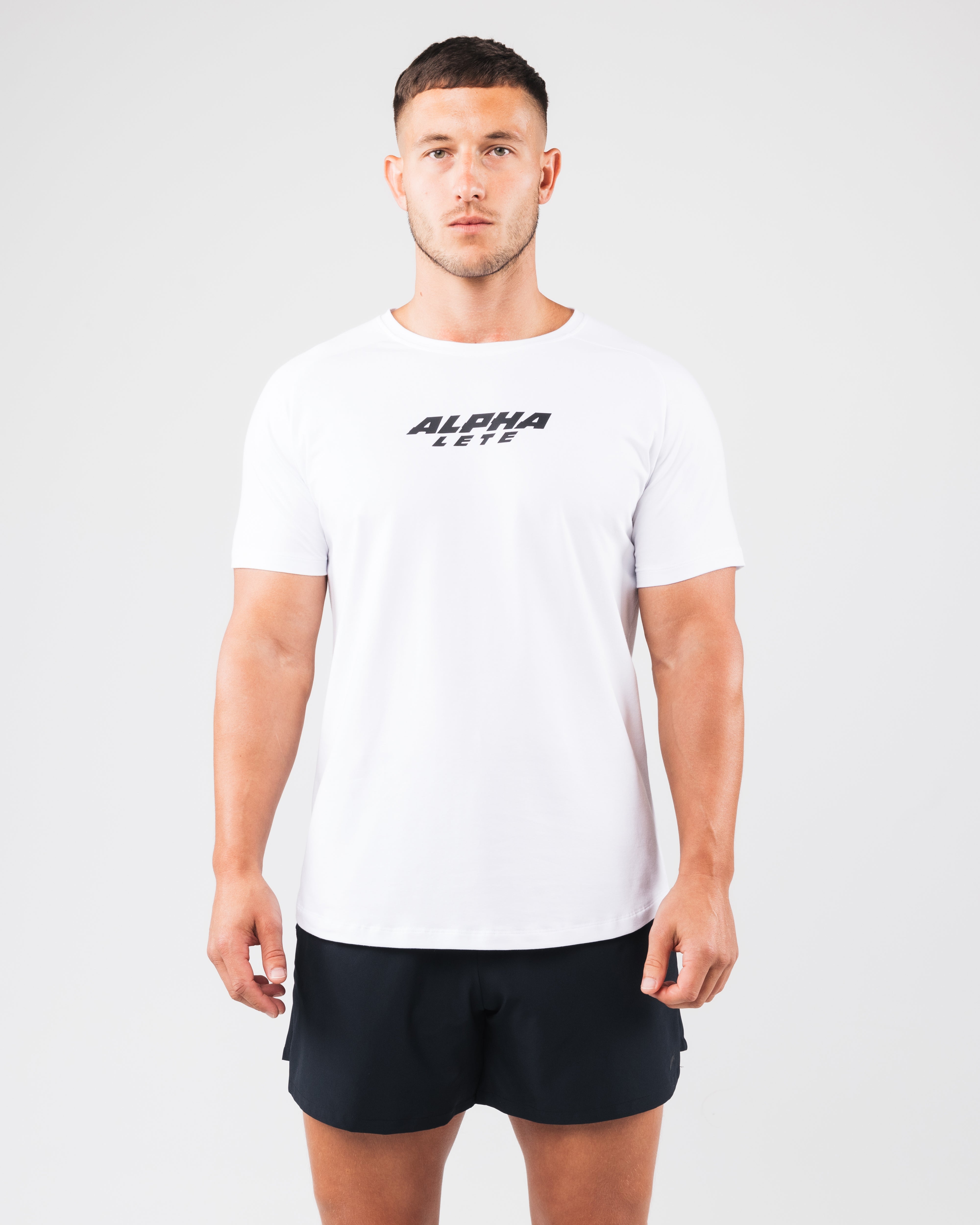Force Core Tee - Premium White T-Shirt for Men & Women | Comfortable & Stylish for Gym, Workout, and Casual Wear