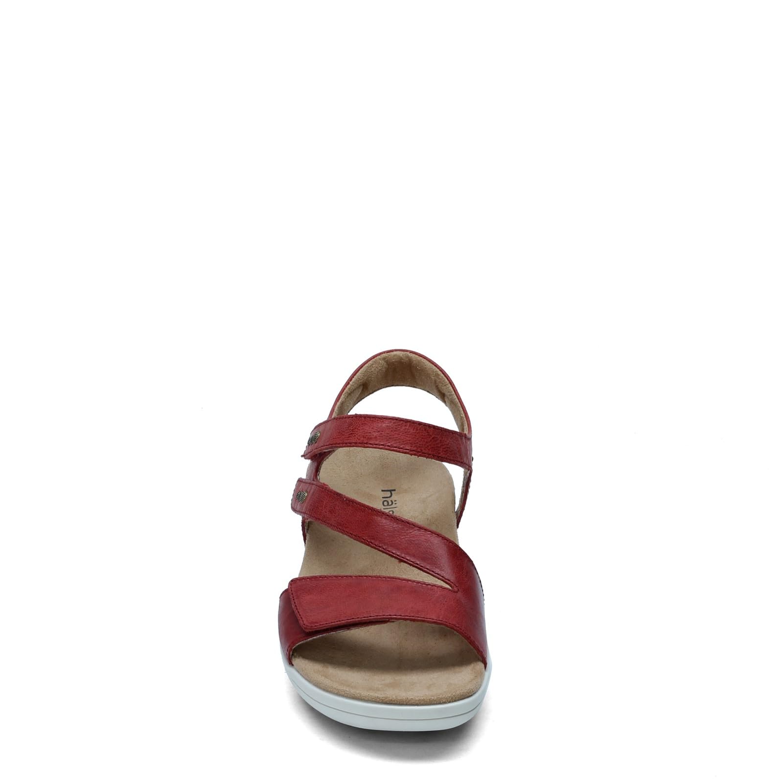 Women's Comfortable Flat Sandals - Red Size 6.5 | Breathable Summer Beach Sandals for Walking, Travel & Casual Outfits