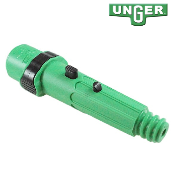 Unger Ergotec Acme Pole End - Professional Window Cleaning Tool for High-Reach Surfaces - Perfect for Homes, Offices, and Commercial Buildings
