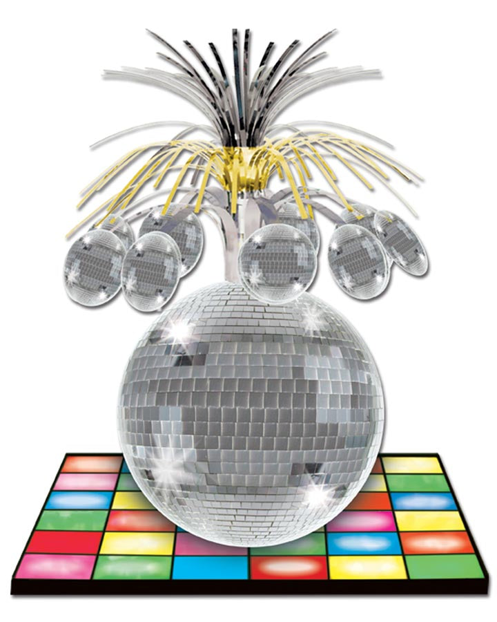 Vintage 70s Disco Ball Party Decor - 12