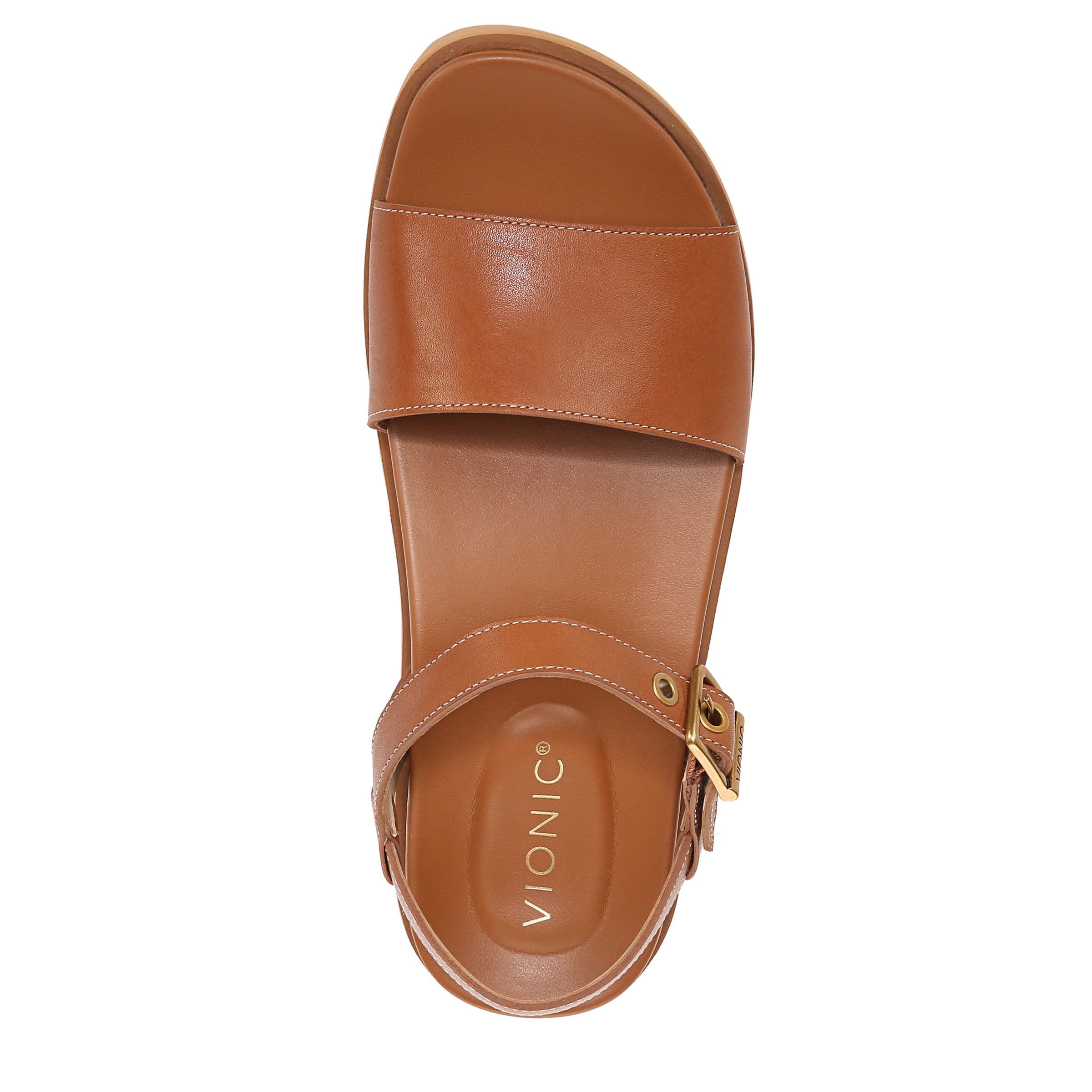 Vionic Women's Onyx Jamie Adjustable Strap Sandal - Orthotic Arch Support Platform Sandals for Women, Comfortable Lug-Sole Design (Sizes 5-12, Medium Fit) - Perfect for Walking, Travel & Summer Outfits