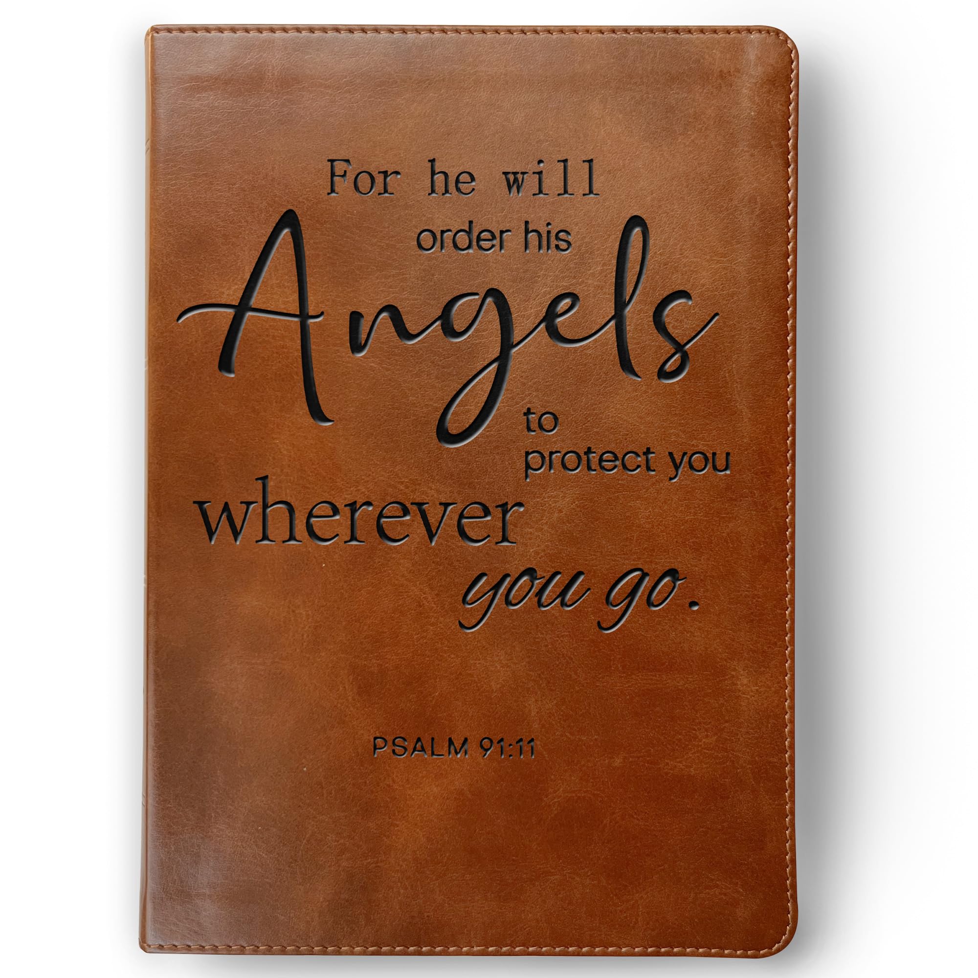 Custom Engraved ESV Bible - Personalized Large Print Double-Column English Standard Holy Bible with Designer Assistance | Perfect for Weddings, Baptisms & Spiritual Gifts