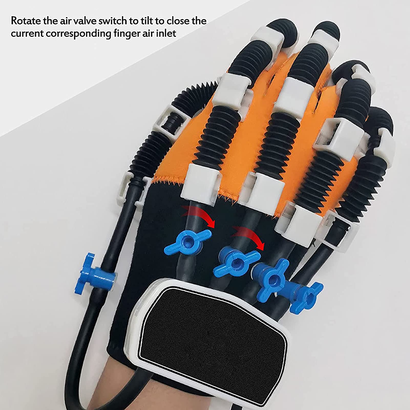 Stroke Rehabilitation Gloves - Hand Splint & Finger Wrist Training Equipment for Hemiplegia Recovery - Post-Stroke Therapy & Physical Rehabilitation Aid for Daily Mobility Improvement