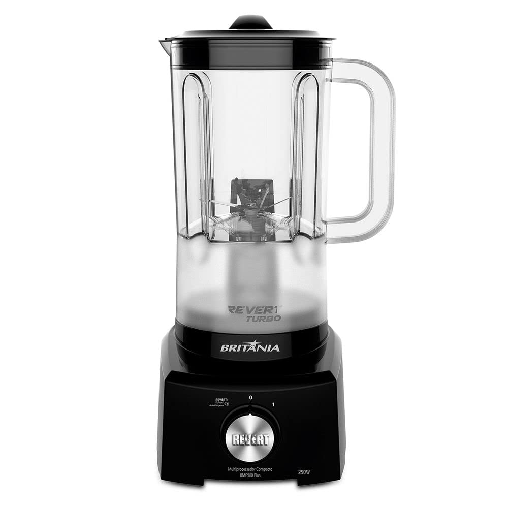 Britania BMP900P Plus Compact Food Processor 220V - Powerful Multi-Function Chopper, Blender & Mixer for Smoothies, Dough & Meal Prep - Ideal for Home Kitchens & Small Restaurants