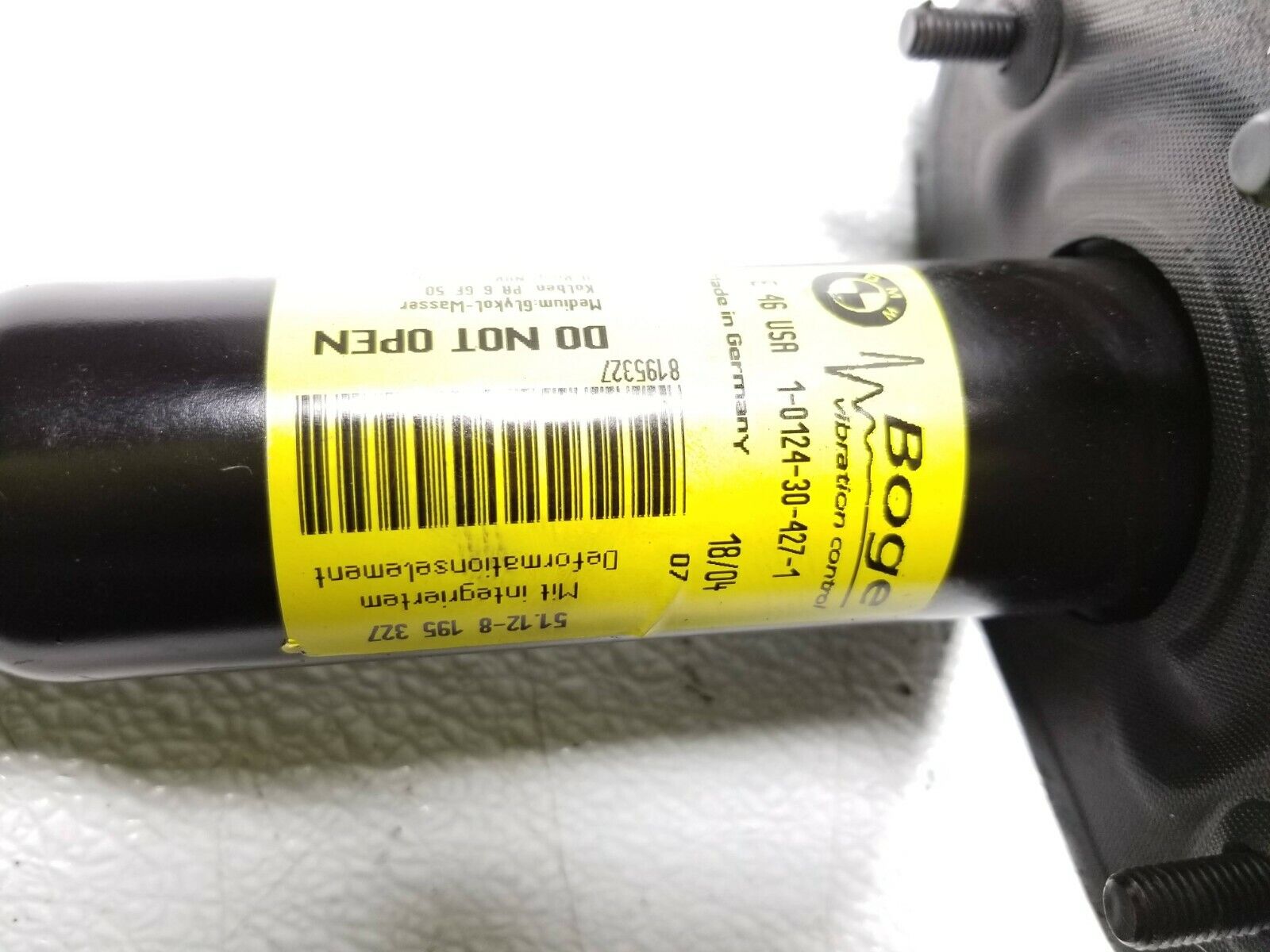 BMW E46 325xi Rear Bumper Shock Absorber Pair - Left & Right OEM Replacement Parts (125k Miles) - Perfect for Suspension Repair & Maintenance