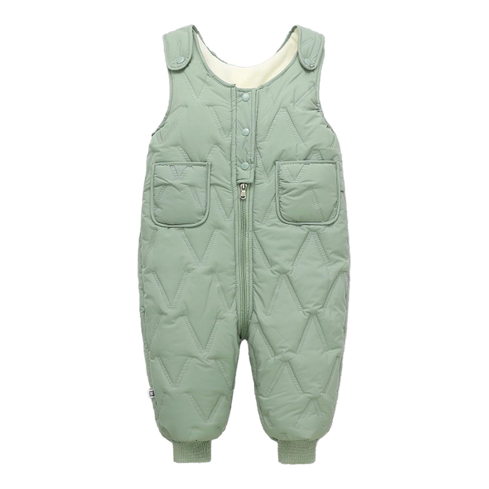 Yartina Toddler Baby Snow Pants - Winter Fleece Puffer Bib Overalls with Pockets | Warm Snowsuit Jumpsuit for Boys & Girls | Perfect for Snow Play, Sledding & Outdoor Winter Activities