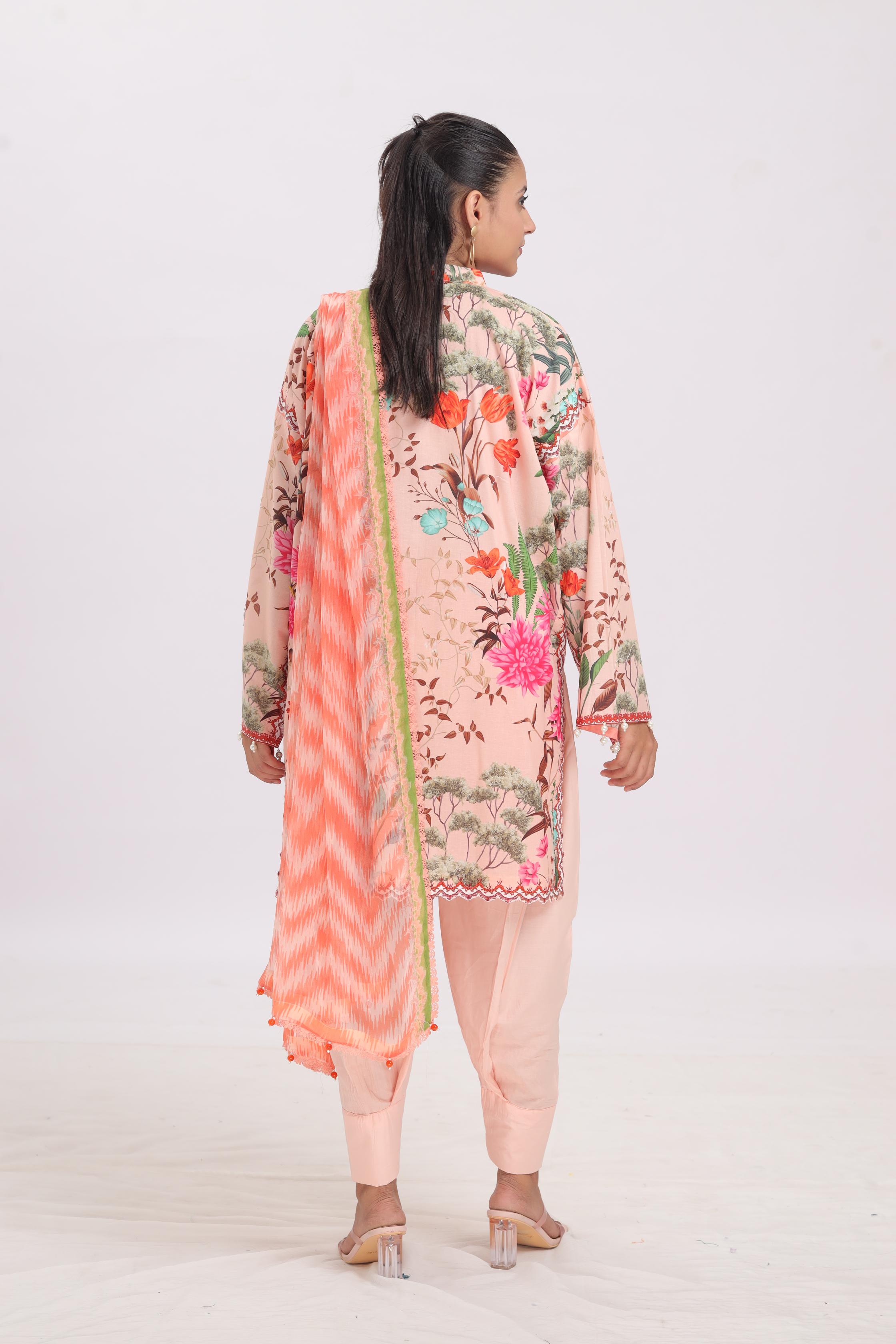 Sana Safinaz Mahay Printed Stitched Unstitched Fabric - Premium Pakistani Designer Dress Material for Party Wear, Formal & Casual Outfits | Perfect for Weddings, Festivals & Special Occasions