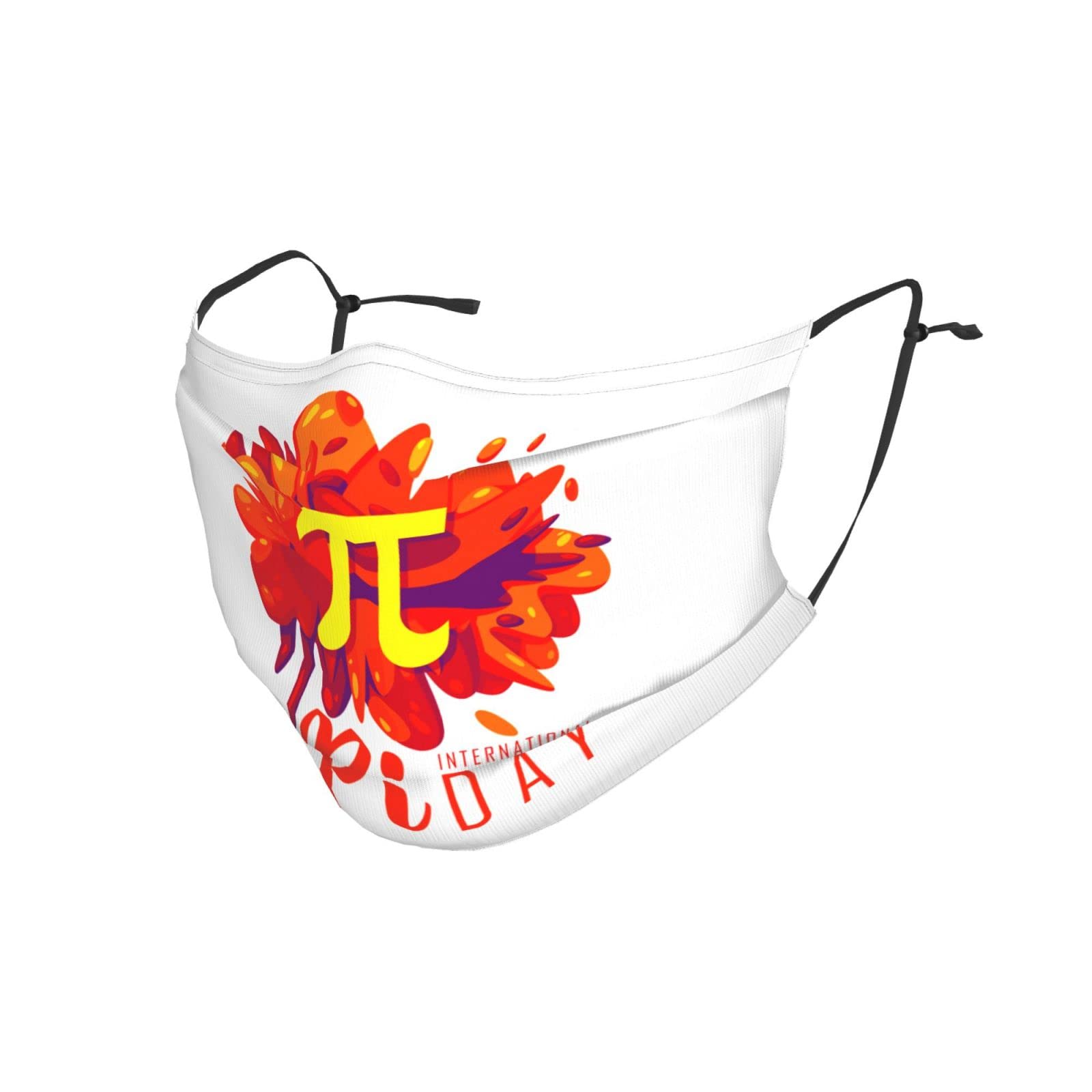 Funny Pi Day Face Mask - Reusable & Washable for Adults