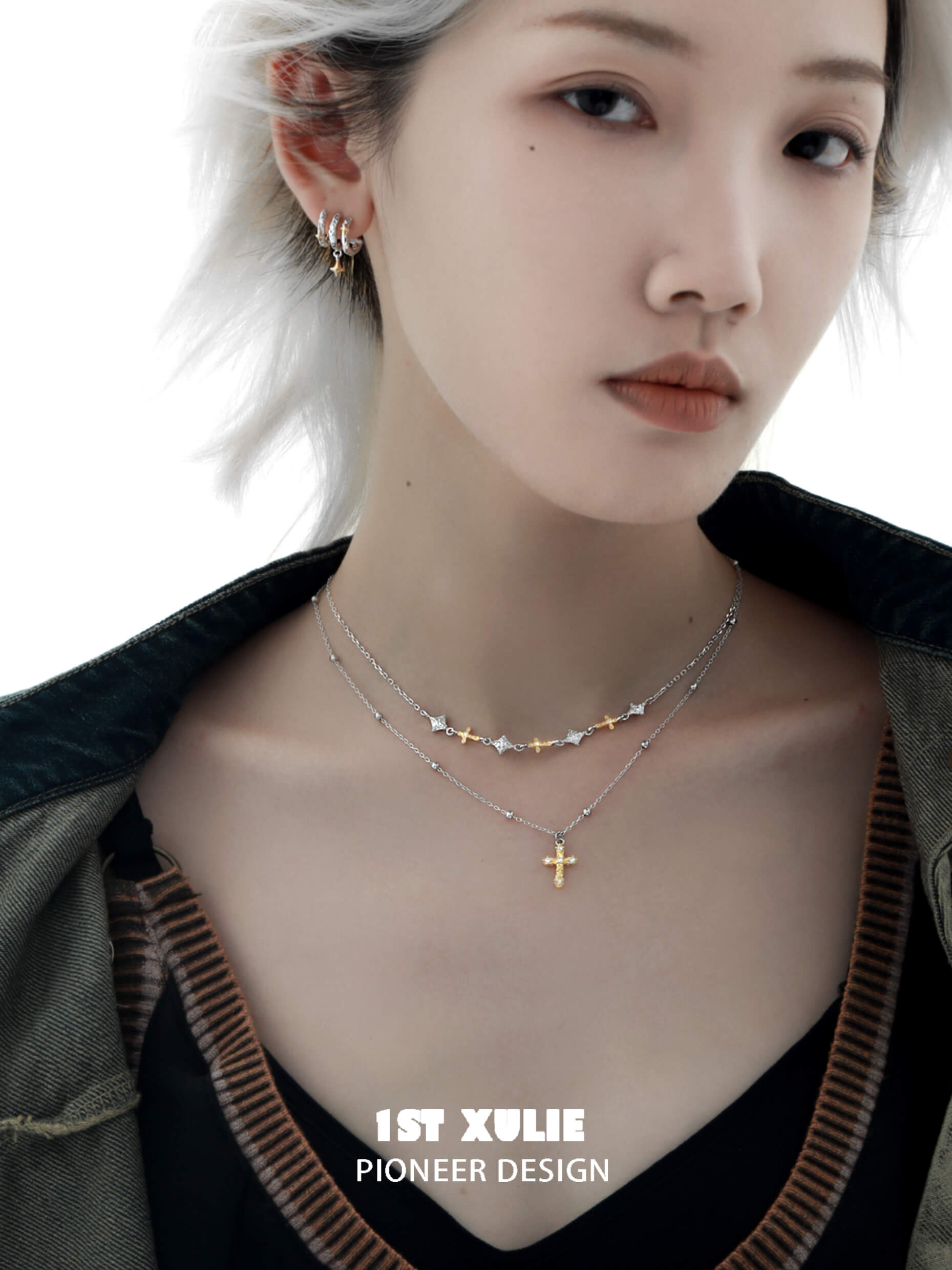 18K Gold Plated & 925 Sterling Silver Necklace for Women | Elegant Layering Pendant Jewelry for Everyday Wear & Special Occasions