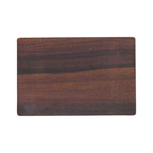 Arcata 922417 Wood Finish Melamine Rectangular Serving Board - 10.5