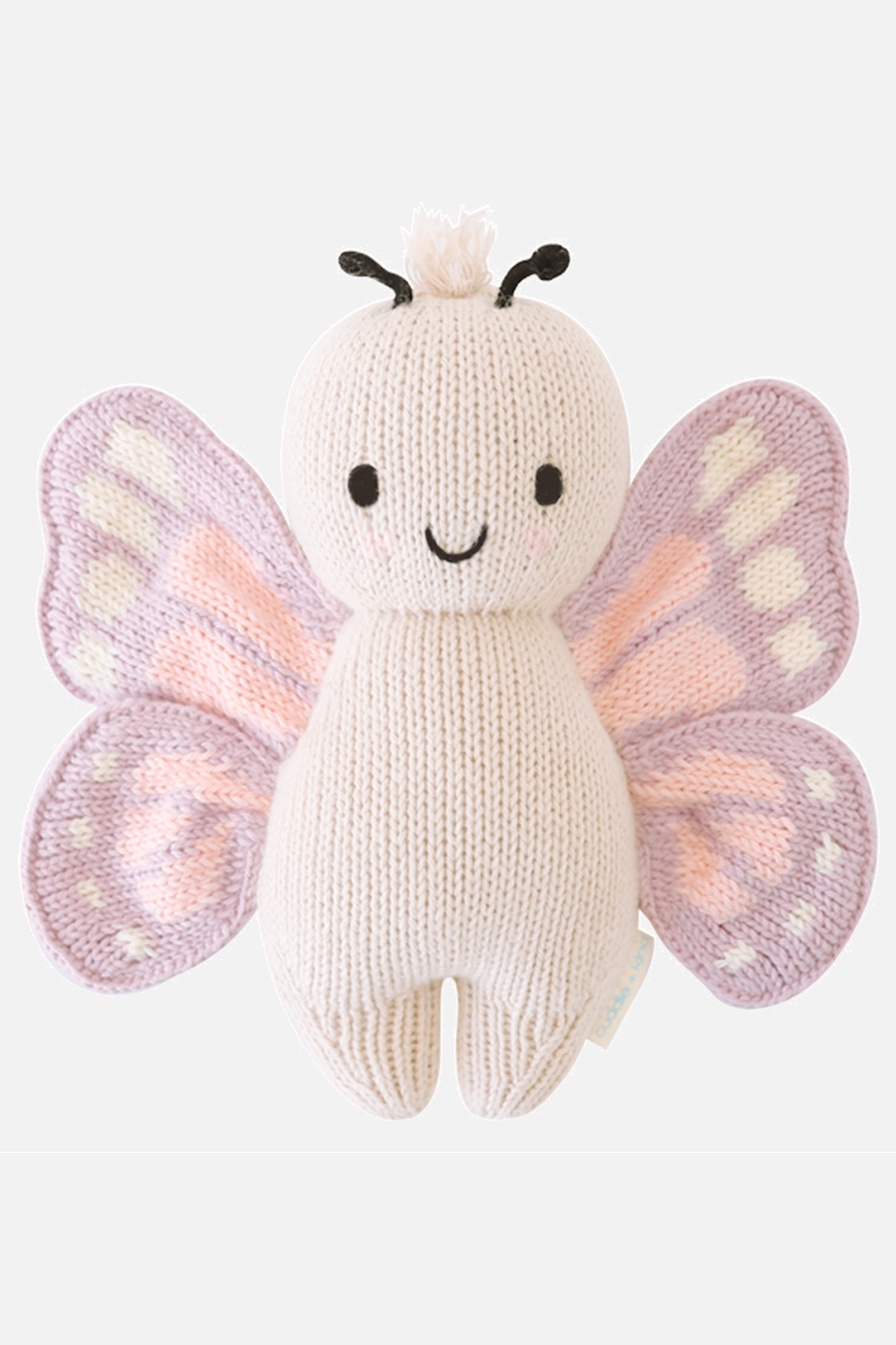 Cuddle+Kind Baby Butterfly Plush Toy - Soft & Huggable Stuffed Animal for Infants & Toddlers | Perfect for Nursery Decor, Baby Shower Gifts & Cuddling Comfort