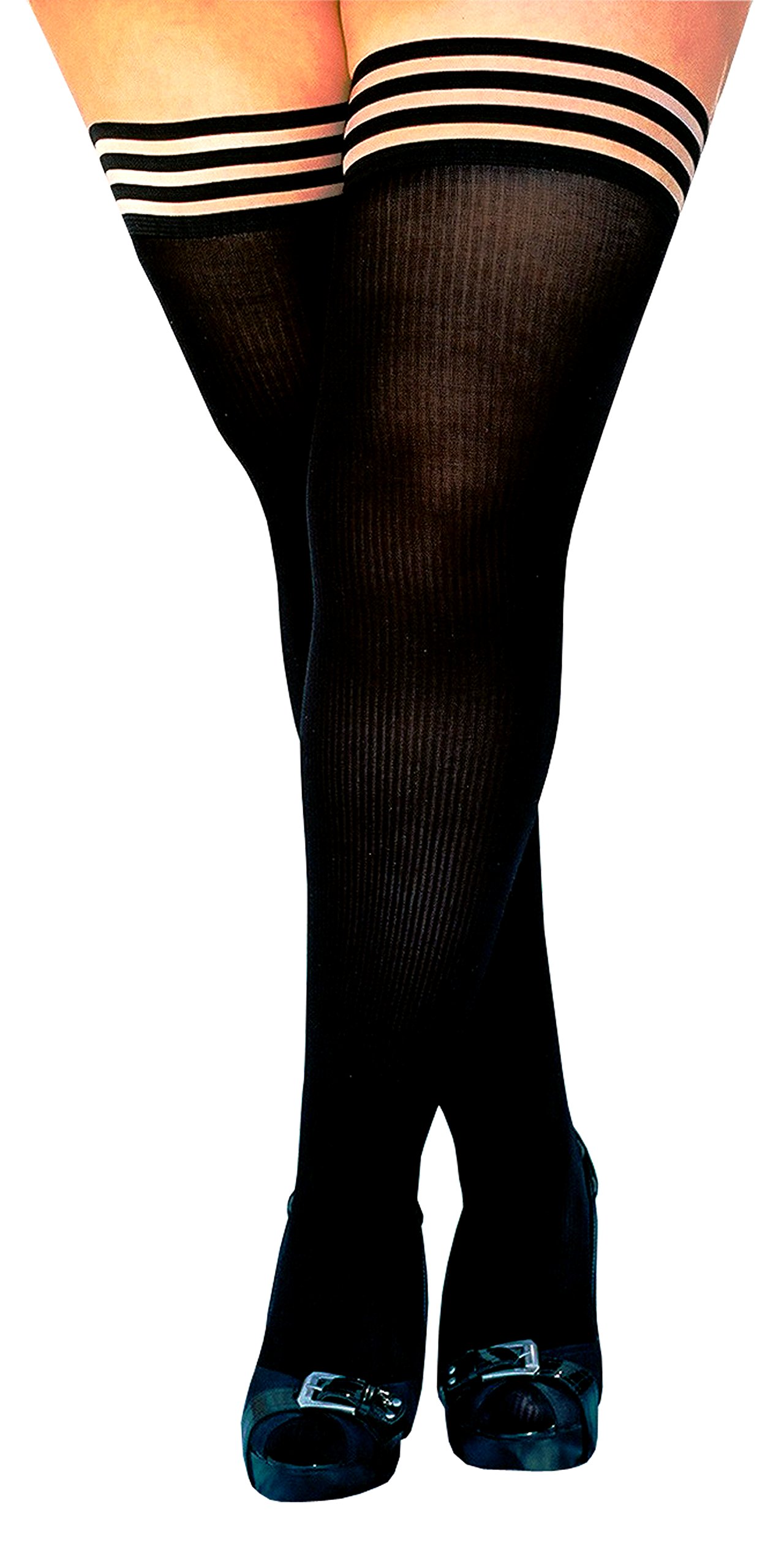 Kix'ies Thigh High Stockings for Women - Comfortable Maternity Lingerie & Supportive Pantyhose | Perfect for Pregnancy, Nursing, and Everyday Wear