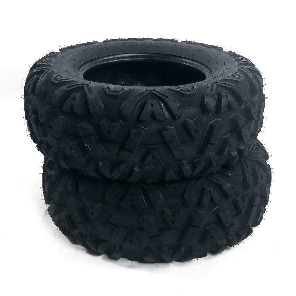MILLION PARTS 23x7-10 All Terrain ATV Tires - Set of 2 Front Tubeless 6PR Tires for Off-Road Adventure, Mudding & Trail Riding