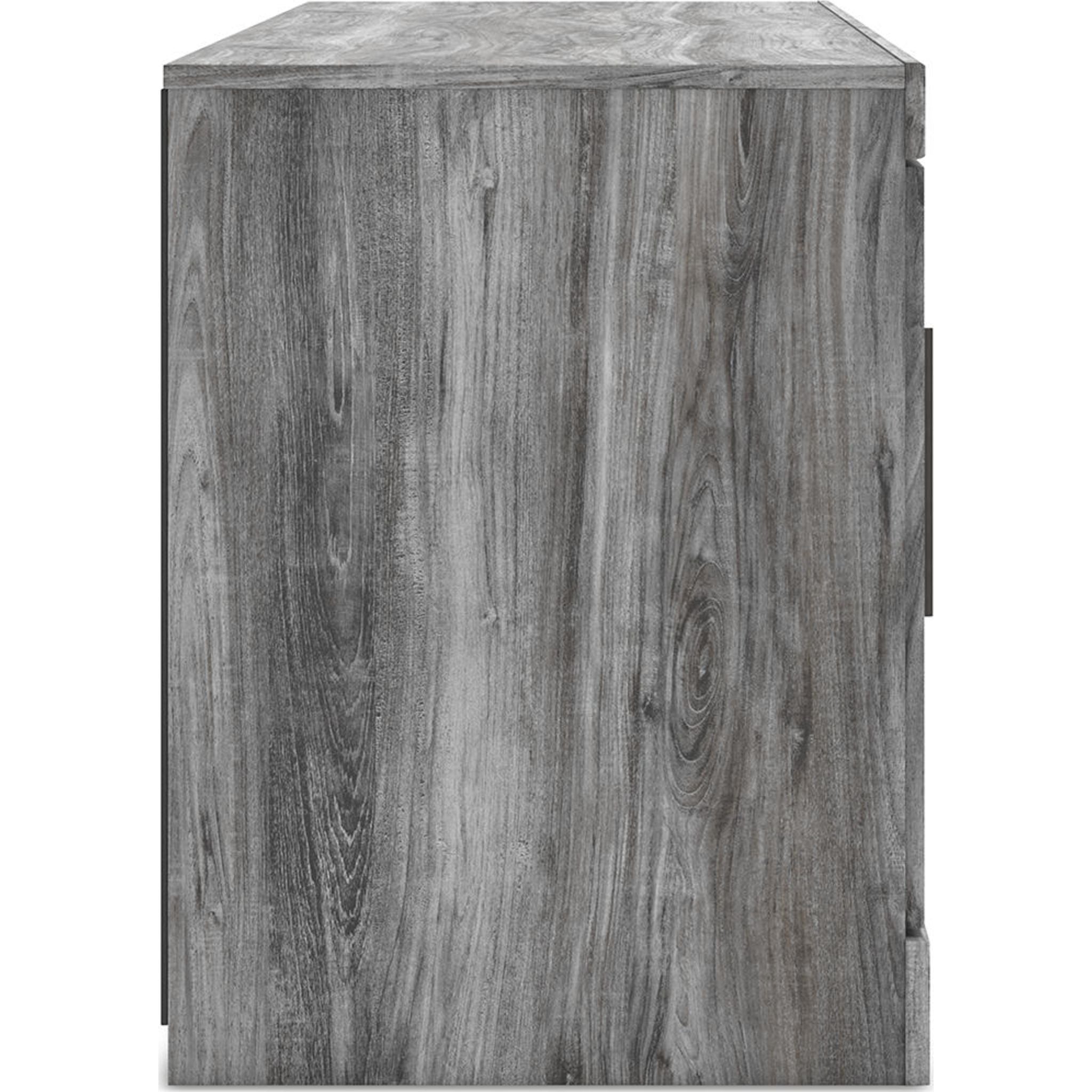 Baystorm TV Stand for Living Room - Modern Gray TV Stand with Storage Shelves, Entertainment Center for Flat Screen TVs up to 65