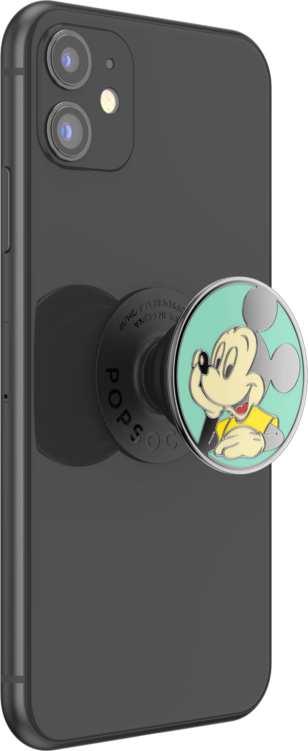 PopSockets Phone Grip with Expanding Kickstand - 80s Mickey Enamel Design | Secure Phone Holder for iPhone & Android | Perfect for Selfies, Watching Videos & Hands-Free Use