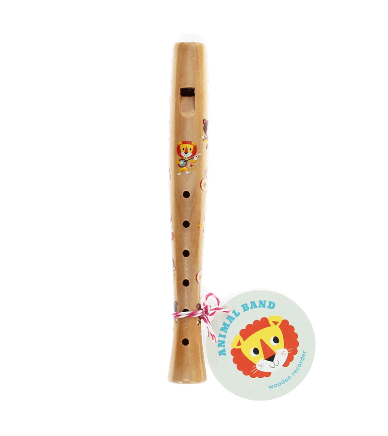 Kids Wooden Recorder Flute - Animal Band Musical Instrument for Children | Fun & Educational Toy for Music Lovers, Birthday Gifts & Classroom Activities