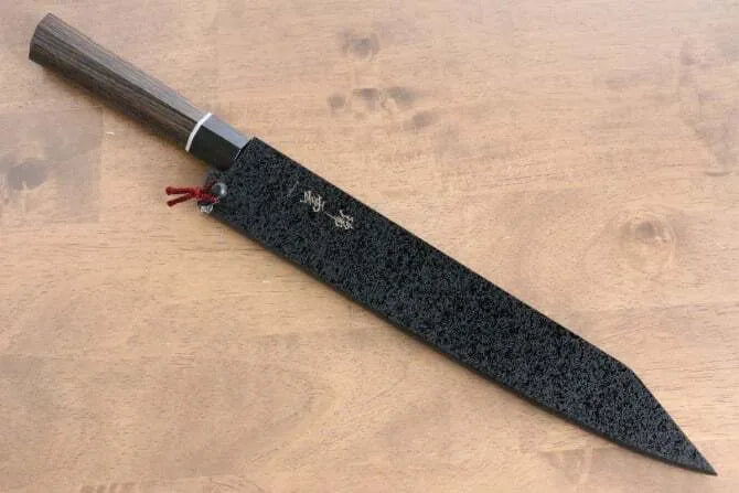 Kanetsugu Zuiun Saya Cover 9.4 Inches - Premium Japanese Knife Sheath for Chefs & Home Cooks - Perfect for Kitchen Safety & Knife Protection