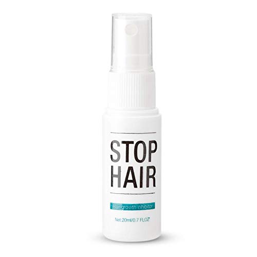 Natural Hair Growth Inhibitor Spray - 20ML Permanent Hair Removal & Repair Solution for Body & Facial Hair | Reduce Unwanted Hair Growth for Smooth Skin at Home & Salon Use