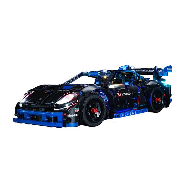 LEGO Technic Porsche GT4 e Performance Race Car 42176 Light Kit - LED Lighting Set for LEGO Car Models - Perfect for Night Displays & Racing Scenes