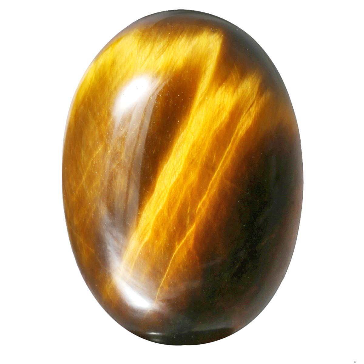 TUMBEELLUWA 15-Piece Tiger's Eye Healing Crystal Oval Cabochons - Flat Back Gemstones for Jewelry Making, DIY Crafts, Pendants & Wire Wrapping - Natural Stone for Meditation, Energy Healing & Spiritual Gifts
