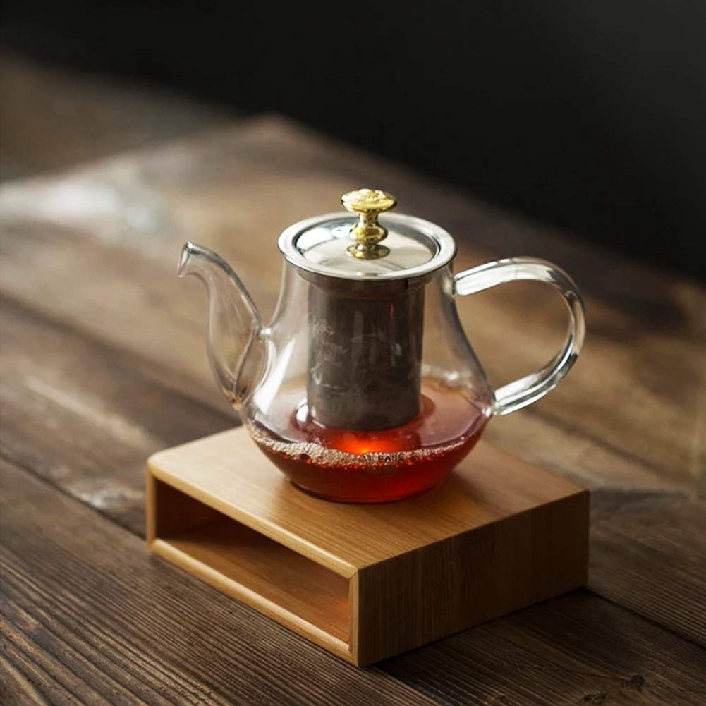 Candle-Lit Teapot Warmer & Coffee Pot Warmer Base - Heatproof Dish Warmer for Glass Teapots, Mugs & Kitchenware | Perfect for Tea Parties, Coffee Breaks & Dining Table Decor