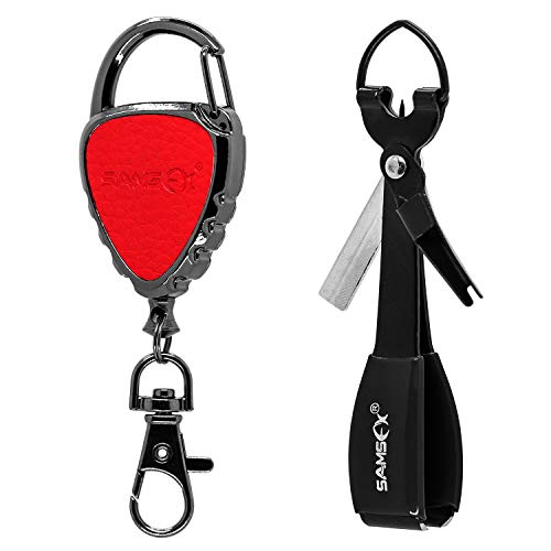 Metal Zinger with Magnet & Black Knot Tool, Black Grip