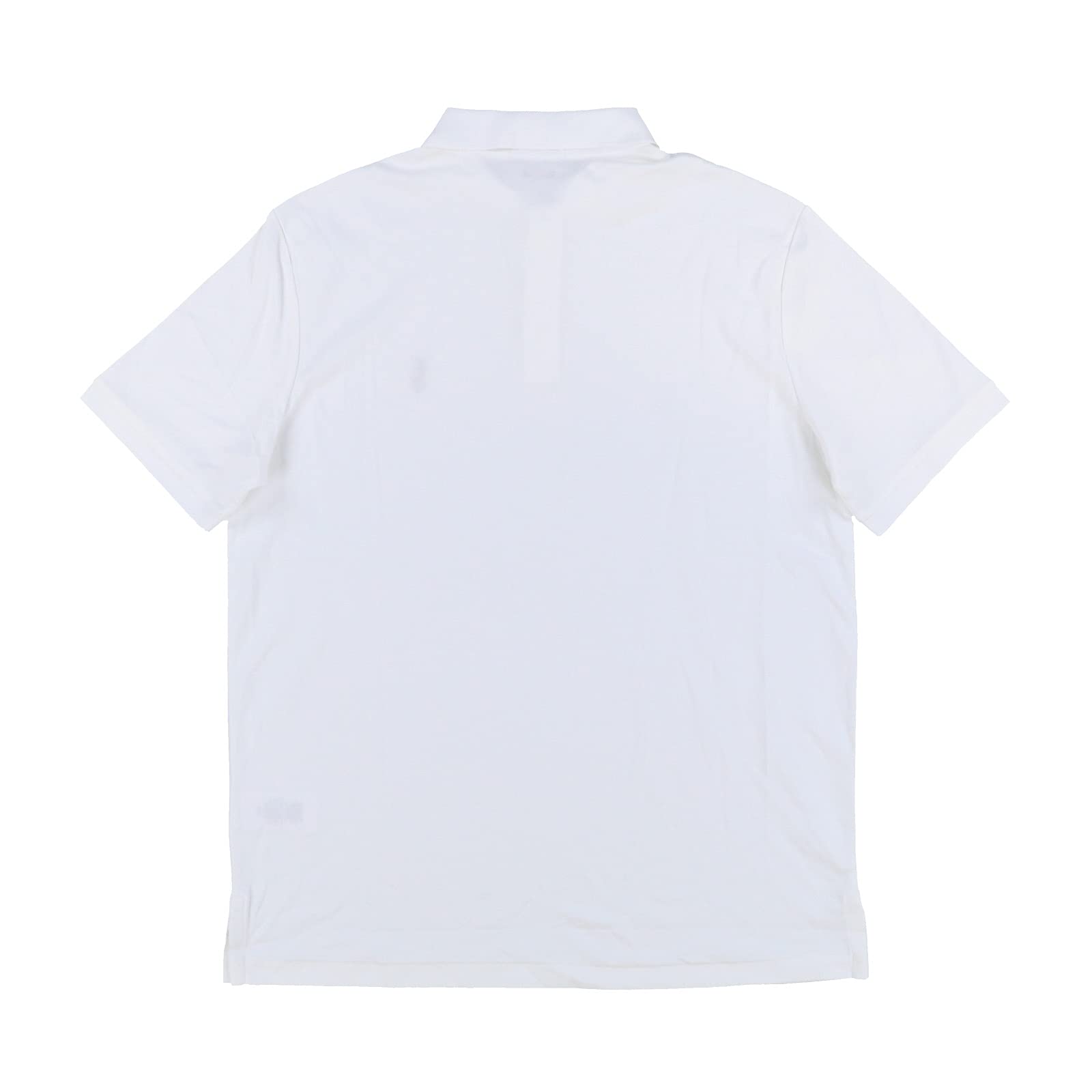 POLO RALPH LAUREN Men's Classic Fit 3-Button Interlock Polo Shirt - Large, White | Casual Wear for Golf, Office & Everyday Outfits
