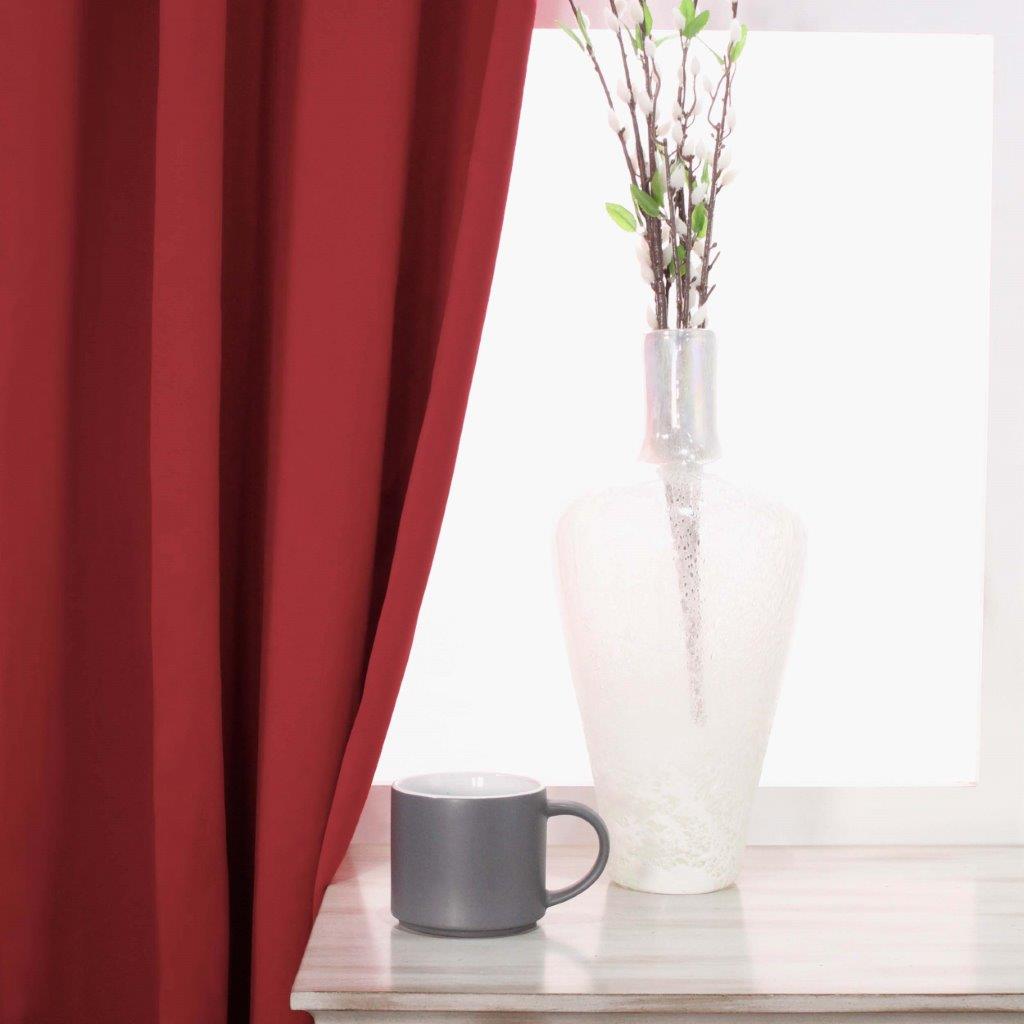 Blackout Curtains with Grommet Top - Solid Classic Modern Window Treatment for Bedroom & Living Room - Noise Reducing & Energy Saving
