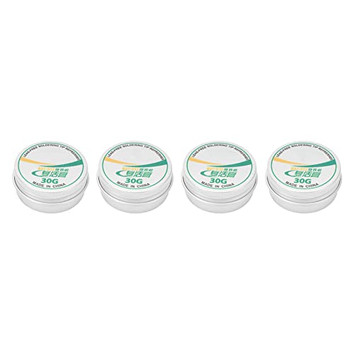 High-Quality Soldering Iron Tip Deoxidizing Paste - 4Pcs Solder Tip Refresher Tin Cream (30g) for Efficient Oxide Removal - Lightweight & Portable - Perfect for Electronics Repair, DIY Projects & Soldering Maintenance