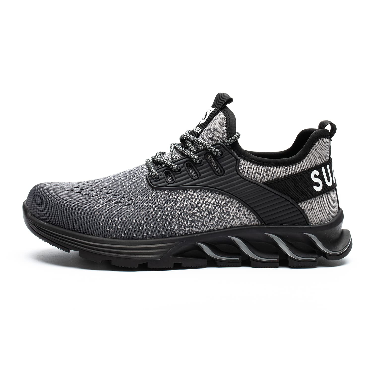 SUADEX Steel Toe Work Shoes for Men & Women - Lightweight Breathable Safety Sneakers with Composite Toe - Perfect for Construction, Warehouse & Industrial Work