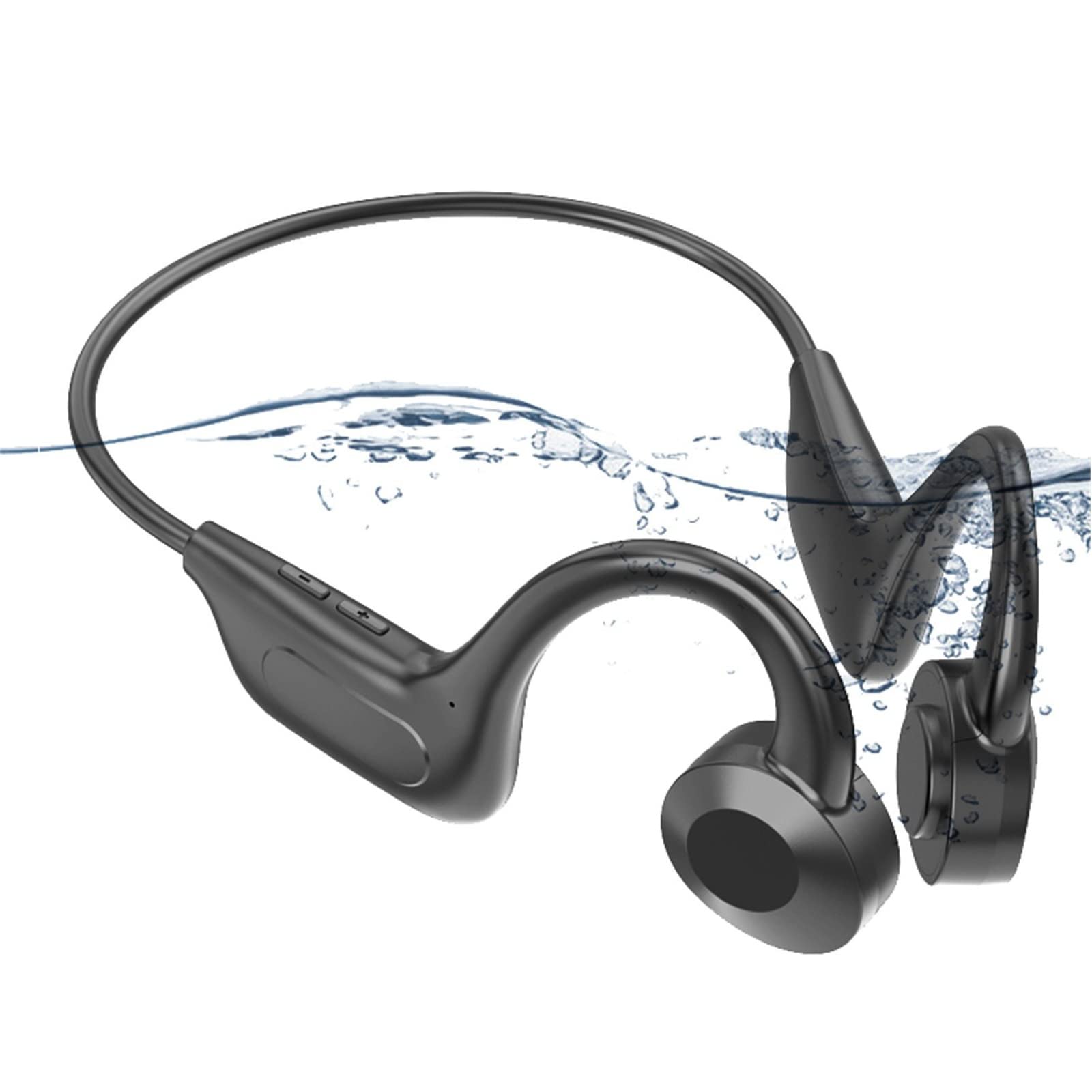 Bilukmi VG02 Wireless Bluetooth Bone Conduction Headphones - Open-Ear Sports Headset for Running, Cycling & Gym - Lightweight & Portable for Business & Outdoor Activities