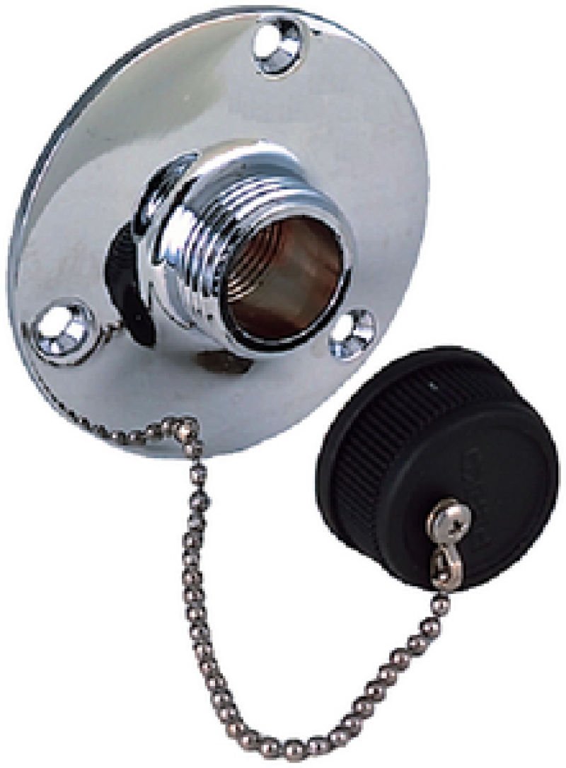Perko Marine Water Outlet Fitting - Stainless Steel Boat Drain Plug for Sailboats & Yachts | Perfect for Bilge Drainage & Deck Scuppers