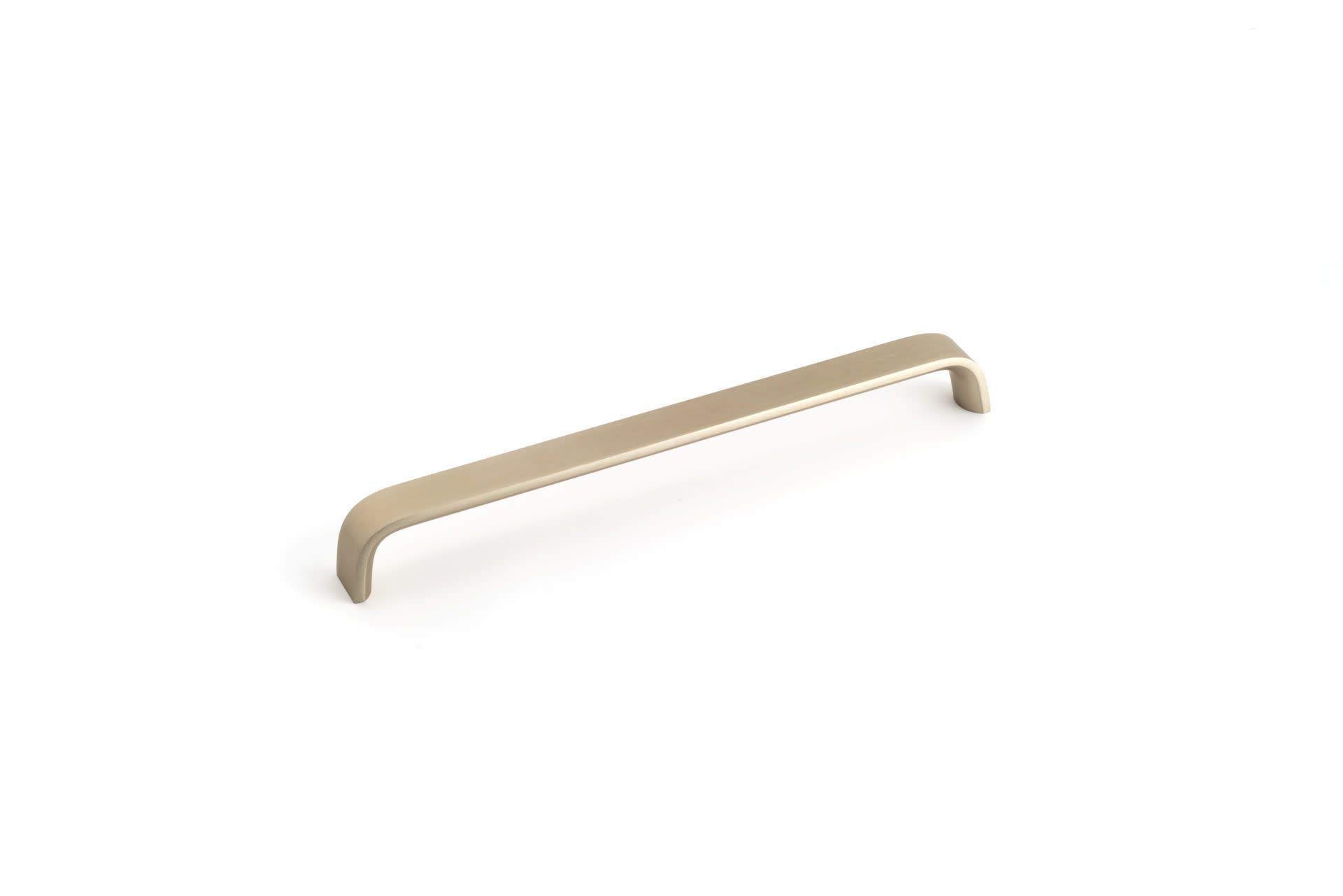 Richelieu 441352GBRZ 13-7/8 Inch Center to Center Cabinet Appliance Pull Handle - Brushed Gold Finish for Kitchen Drawers & Cabinet Doors