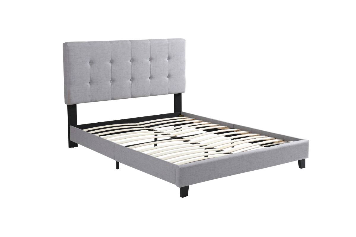 3-Piece Queen Bed Set in Light Grey - Modern Bedroom Furniture for Cozy & Stylish Home Decor