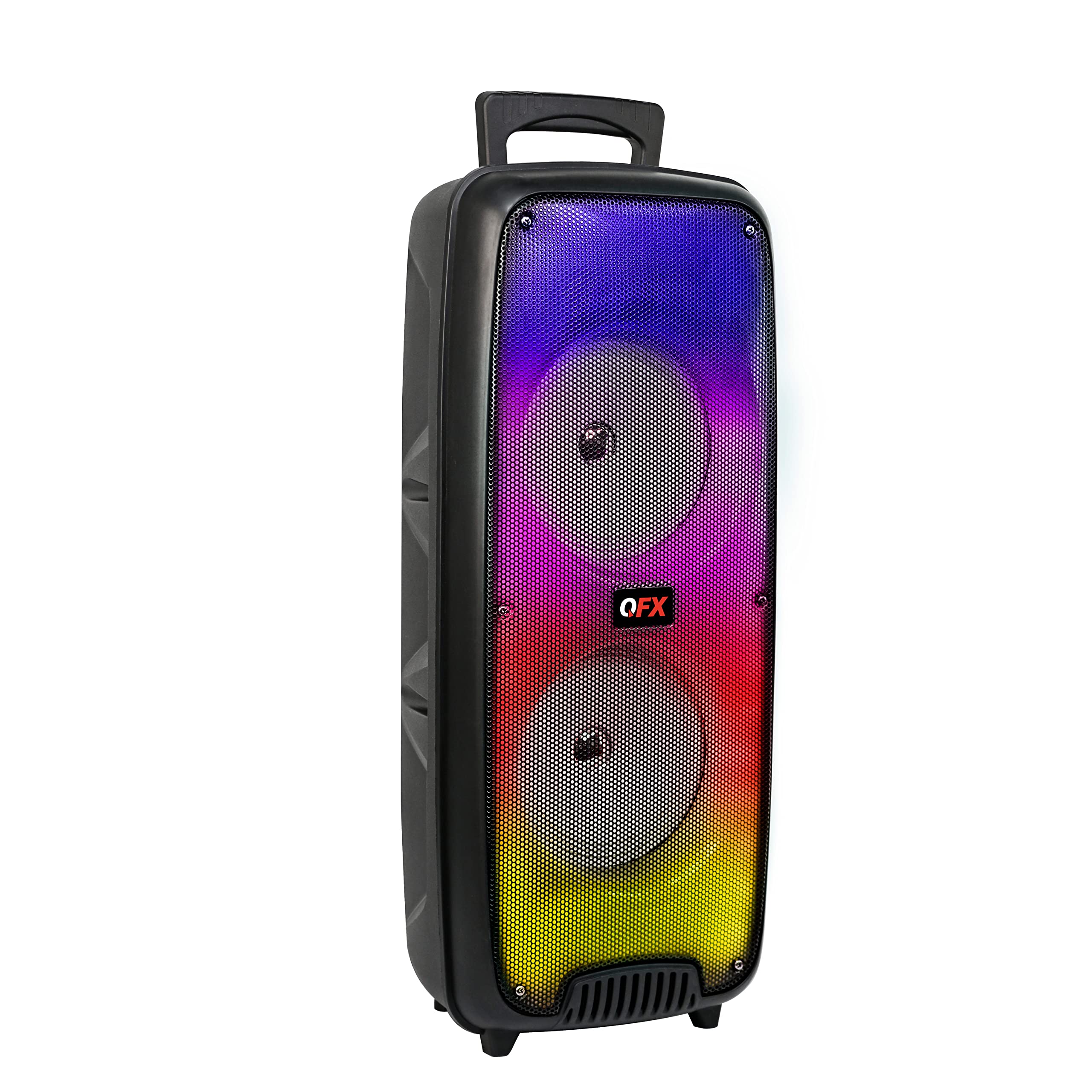 QFX LMS-66 TWS Bluetooth Rechargeable Portable Speaker with Dual 6.5