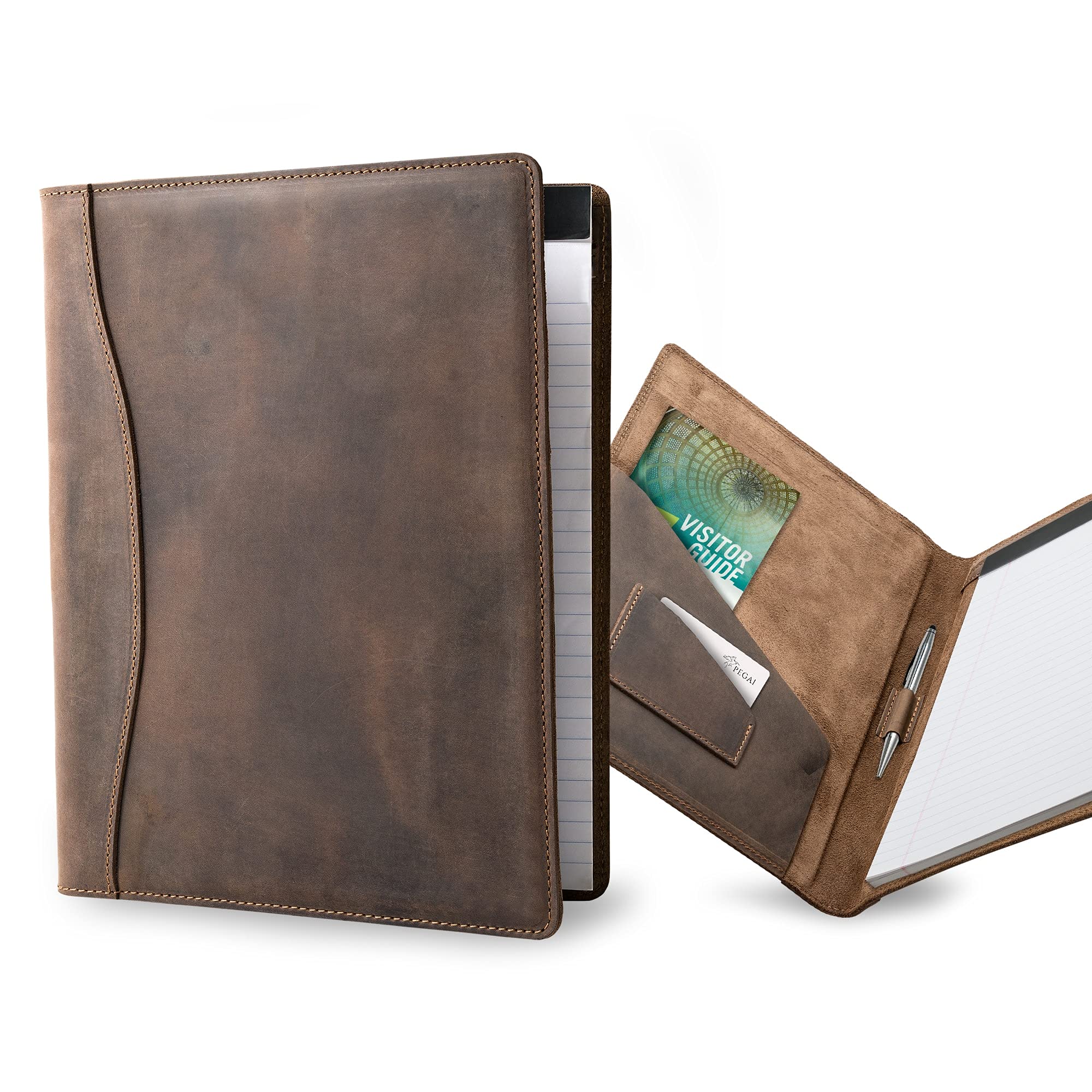 Premium Leather PEGAI Padfolio Organizer - 9