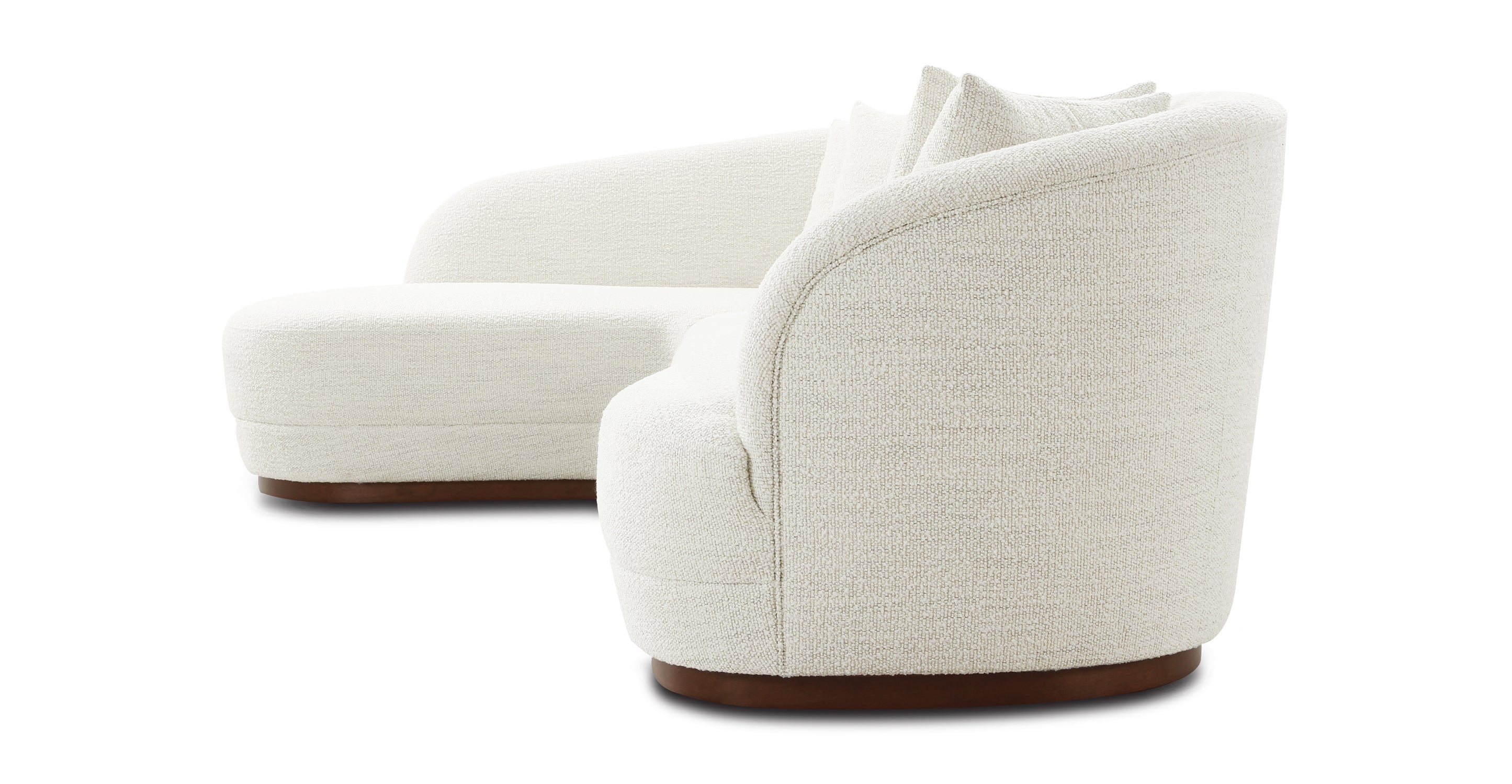 Arles Left Facing Sectional Sofa - Modern L-Shaped Living Room Couch with Recliner | Perfect for Small Spaces, Apartments & Home Theater Seating