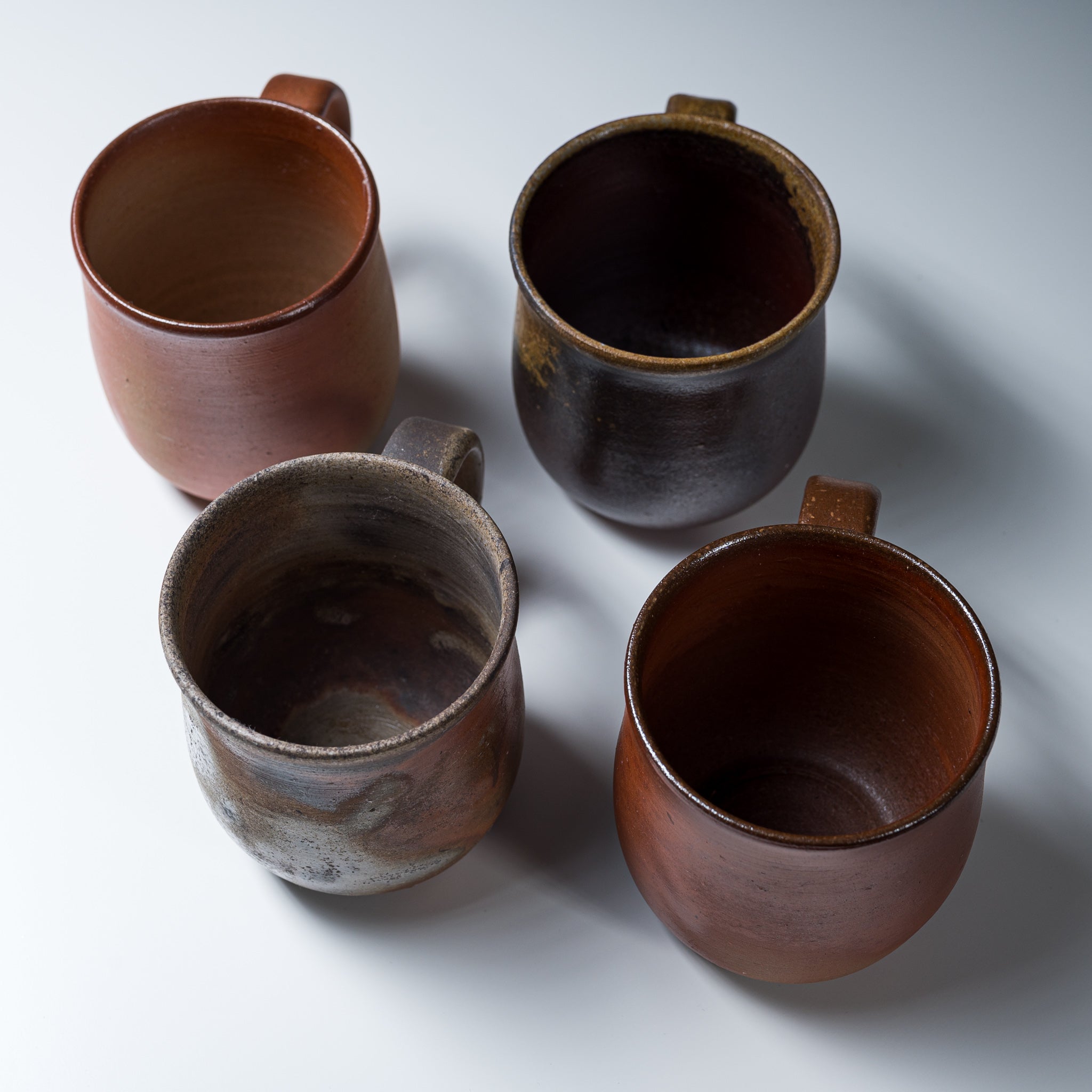 Bizen Pottery Regular Mug Cup - Handcrafted Japanese Ceramic Coffee Cup for Home & Office Use - Traditional Sangiri Design - Perfect for Tea, Coffee, or Hot Chocolate