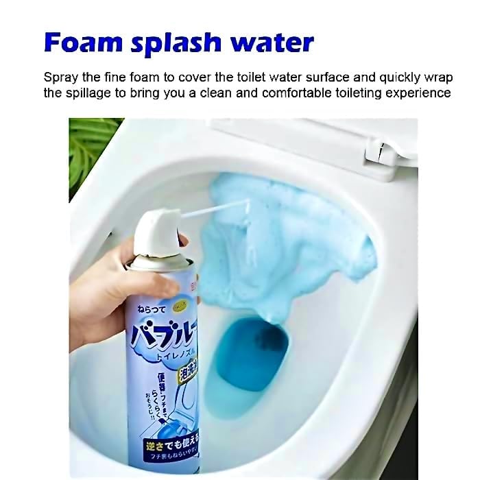 ADRAMA® Multi-Purpose Toilet Cleaner - Fast Acting Foaming Spray for Bidet Nozzles & Toilet Bowls | Eliminates Stains & Odors | Perfect for Bathroom, RV & Travel Use