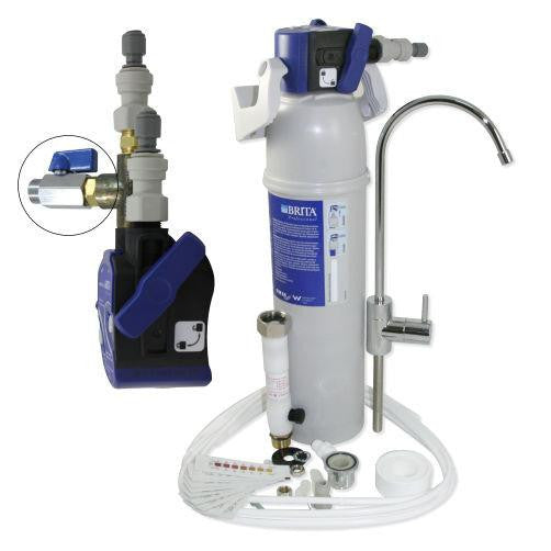 Brita C150 Water Filter Replacement Kit with Direct Install T Adapter - Compatible with Refrigerators & Under Sink Filtration Systems | Improves Taste & Reduces Contaminants for Cleaner Drinking Water