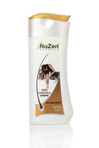 Nuzen Herbals Anti Hair Fall Shampoo & Conditioner Set - 3 Pack | Natural Hair Loss Treatment with Aloe Vera, Soya Protein, Coconut & Olive Oil | Prevents Breakage & Damage | 200ml Bottles | For Daily Hair Care & Scalp Nourishment